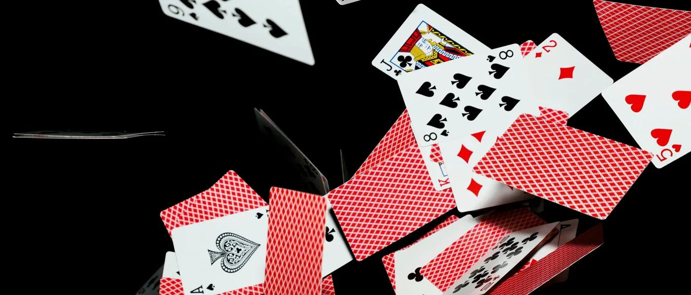 Cups set out near a table mid-game
